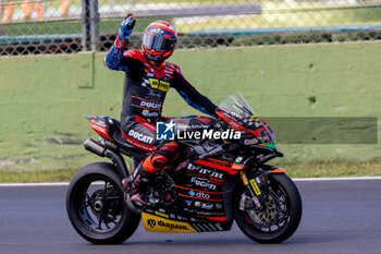 2024-05-26 - Michele Pirro winner in Superbike race 2 in CIV 2024 in Vallelunga circuit - CIV 2024 - CAMPIONATO ITALIANO VELOCITà - ROUND 2 - CIV - ITALIAN SPEED CHAMPIONSHIP - MOTORS