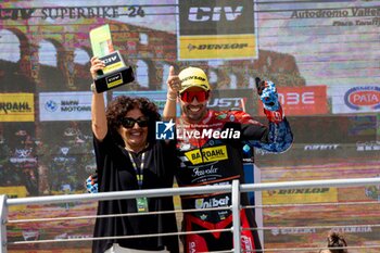 2024-05-26 - Michele Pirro winner in Superbike race 2 in CIV 2024 in Vallelunga circuit - CIV 2024 - CAMPIONATO ITALIANO VELOCITà - ROUND 2 - CIV - ITALIAN SPEED CHAMPIONSHIP - MOTORS