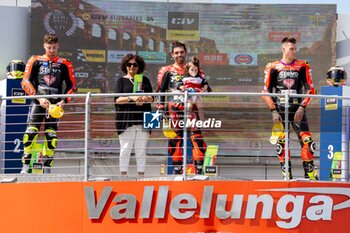 2024-05-26 - Podium in Superbike race 2 in CIV 2024 in Vallelunga circuit - CIV 2024 - CAMPIONATO ITALIANO VELOCITà - ROUND 2 - CIV - ITALIAN SPEED CHAMPIONSHIP - MOTORS