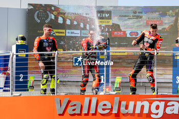 2024-05-26 - Podium in Superbike race 2 in CIV 2024 in Vallelunga circuit - CIV 2024 - CAMPIONATO ITALIANO VELOCITà - ROUND 2 - CIV - ITALIAN SPEED CHAMPIONSHIP - MOTORS