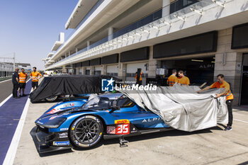 2024-02-22 - 35 MILESI Charles (fra), HABSBURG-LOTHRINGEN Ferdinand (aut), CHATIN Paul-Loup (fra), Alpine Endurance Team, Alpine A424, ambiance during the Prologue of the 2024 FIA World Endurance Championship, from February 24 to 26, 2024 on the Losail International Circuit in Lusail, Qatar - FIA WEC - PROLOGUE 2024 - QATAR - ENDURANCE - MOTORS
