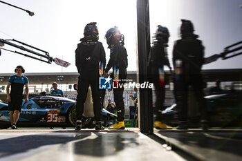 2024-02-24 - CHATIN Paul-Loup (fra), Alpine Endurance Team, Alpine A424, SCHUMACHER Mick (ger), Alpine Endurance Team, Alpine A424, portrait during the Prologue of the 2024 FIA World Endurance Championship, from February 24 to 26, 2024 on the Losail International Circuit in Lusail, Qatar - FIA WEC - PROLOGUE 2024 - QATAR - ENDURANCE - MOTORS