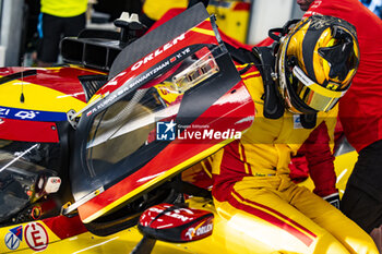 2024-02-24 - SHWARTZMAN Robert (isr), AF Corse, Ferrari 499P, portrait during the Prologue of the 2024 FIA World Endurance Championship, from February 24 to 26, 2024 on the Losail International Circuit in Lusail, Qatar - FIA WEC - PROLOGUE 2024 - QATAR - ENDURANCE - MOTORS