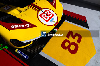 2024-02-24 - 83 KUBICA Robert (pol), SHWARTZMAN Robert (isr), YE Yifei (chn), AF Corse, Ferrari 499P #83, detail during the Prologue of the 2024 FIA World Endurance Championship, from February 24 to 26, 2024 on the Losail International Circuit in Lusail, Qatar - FIA WEC - PROLOGUE 2024 - QATAR - ENDURANCE - MOTORS