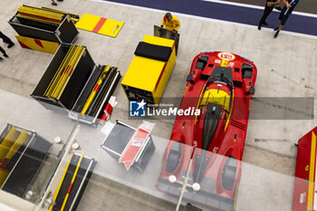 2024-02-25 - Ferrari 499P #51, illustration during the Prologue of the 2024 FIA World Endurance Championship, from February 24 to 26, 2024 on the Losail International Circuit in Lusail, Qatar - FIA WEC - PROLOGUE 2024 - QATAR - ENDURANCE - MOTORS