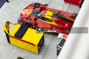 2024-02-25 - Ferrari AF Corse, Ferrari 499P #51 during the Prologue of the 2024 FIA World Endurance Championship, from February 24 to 26, 2024 on the Losail International Circuit in Lusail, Qatar - FIA WEC - PROLOGUE 2024 - QATAR - ENDURANCE - MOTORS