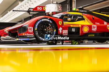 2024-02-25 - Ferrari AF Corse, Ferrari 499P #51 during the Prologue of the 2024 FIA World Endurance Championship, from February 24 to 26, 2024 on the Losail International Circuit in Lusail, Qatar - FIA WEC - PROLOGUE 2024 - QATAR - ENDURANCE - MOTORS