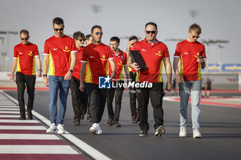 2024-02-25 - 50 FUOCO Antonio (ita), MOLINA Miguel (spa), NIELSEN Nicklas (dnk), Ferrari AF Corse, Ferrari 499P #50, ambiance during the Prologue of the 2024 FIA World Endurance Championship, from February 24 to 26, 2024 on the Losail International Circuit in Lusail, Qatar - FIA WEC - PROLOGUE 2024 - QATAR - ENDURANCE - MOTORS