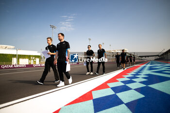 2024-02-25 - 36 SCHUMACHER Mick (ger), LAPIERRE Nicolas (fra), Alpine Endurance Team, track walk during the Prologue of the 2024 FIA World Endurance Championship, from February 24 to 26, 2024 on the Losail International Circuit in Lusail, Qatar - FIA WEC - PROLOGUE 2024 - QATAR - ENDURANCE - MOTORS