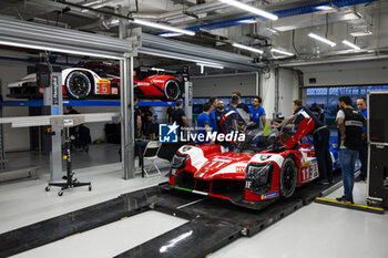 2024-02-25 - at Scrutineering during the Prologue of the 2024 FIA World Endurance Championship, from February 24 to 26, 2024 on the Losail International Circuit in Lusail, Qatar - FIA WEC - PROLOGUE 2024 - QATAR - ENDURANCE - MOTORS