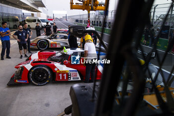 2024-02-25 - at Scrutineering during the Prologue of the 2024 FIA World Endurance Championship, from February 24 to 26, 2024 on the Losail International Circuit in Lusail, Qatar - FIA WEC - PROLOGUE 2024 - QATAR - ENDURANCE - MOTORS