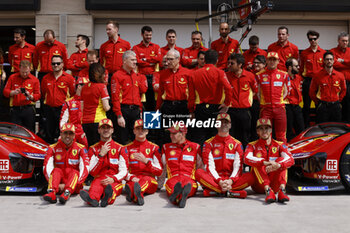 2024-02-26 - 50 FUOCO Antonio (ita), MOLINA Miguel (spa), NIELSEN Nicklas (dnk), Ferrari AF Corse, Ferrari 499P #50, ambiance 51 PIER GUIDI Alessandro (ita), CALADO James (gbr), GIOVINAZZI Antonio (ita), Ferrari AF Corse, Ferrari 499P #51, ambiance during the Prologue of the 2024 FIA World Endurance Championship, from February 24 to 26, 2024 on the Losail International Circuit in Lusail, Qatar - FIA WEC - PROLOGUE 2024 - QATAR - ENDURANCE - MOTORS