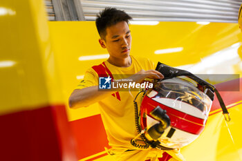 2024-02-26 - YE Yifei (chn), AF Corse, Ferrari 499P, portrait during the Prologue of the 2024 FIA World Endurance Championship, from February 24 to 26, 2024 on the Losail International Circuit in Lusail, Qatar - FIA WEC - PROLOGUE 2024 - QATAR - ENDURANCE - MOTORS