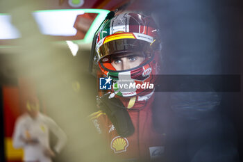 2024-02-26 - GIOVINAZZI Antonio (ita), Ferrari AF Corse, Ferrari 499P, portrait during the Prologue of the 2024 FIA World Endurance Championship, from February 24 to 26, 2024 on the Losail International Circuit in Lusail, Qatar - FIA WEC - PROLOGUE 2024 - QATAR - ENDURANCE - MOTORS