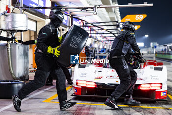 2024-02-26 - 99 TINCKNELL Harry (gbr), JANI Neel (swi), ANDLAUER Julien (fra), Proton Competition, Porsche 963 #99, pit stop during the Prologue of the 2024 FIA World Endurance Championship, from February 24 to 26, 2024 on the Losail International Circuit in Lusail, Qatar - FIA WEC - PROLOGUE 2024 - QATAR - ENDURANCE - MOTORS