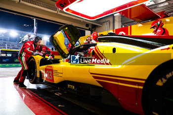 2024-02-26 - YE Yifei (chn), AF Corse, Ferrari 499P, portrait during the Prologue of the 2024 FIA World Endurance Championship, from February 24 to 26, 2024 on the Losail International Circuit in Lusail, Qatar - FIA WEC - PROLOGUE 2024 - QATAR - ENDURANCE - MOTORS
