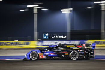 2024-02-26 - 02 BAMBER Earl (nzl), LYNN Alex (gbr), BOURDAIS Sébastien (fra), Cadillac Racing, #02, action during the Prologue of the 2024 FIA World Endurance Championship, from February 24 to 26, 2024 on the Losail International Circuit in Lusail, Qatar - FIA WEC - PROLOGUE 2024 - QATAR - ENDURANCE - MOTORS