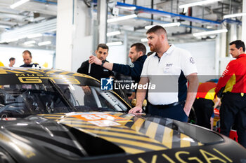 2024-02-26 - 88 OLSEN Dennis (dnk), O. PEDERSEN Mikkel (dnk), RODA Giorgio (ita), Proton Competition, Ford Mustang GT3 #88, scrutineering, verifications techniques, during the Prologue of the 2024 FIA World Endurance Championship, from February 24 to 26, 2024 on the Losail International Circuit in Lusail, Qatar - FIA WEC - PROLOGUE 2024 - QATAR - ENDURANCE - MOTORS