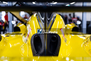 2024-02-26 - 83 KUBICA Robert (pol), SHWARTZMAN Robert (isr), YE Yifei (chn), AF Corse, Ferrari 499P #83, exhaust detail during the Prologue of the 2024 FIA World Endurance Championship, from February 24 to 26, 2024 on the Losail International Circuit in Lusail, Qatar - FIA WEC - PROLOGUE 2024 - QATAR - ENDURANCE - MOTORS