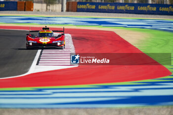 2024-02-27 - 50 FUOCO Antonio (ita), MOLINA Miguel (spa), NIELSEN Nicklas (dnk), Ferrari AF Corse, Ferrari 499P #50, action during the Prologue of the 2024 FIA World Endurance Championship, from February 24 to 26, 2024 on the Losail International Circuit in Lusail, Qatar - FIA WEC - PROLOGUE 2024 - QATAR - ENDURANCE - MOTORS