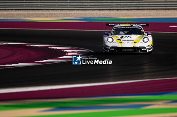 2024-02-27 - 92 MALYKHIN Aliaksandr (kna), STURM Joel (ger), BACHLER Klaus (aut), Manthey Purerxcing, Porsche 911 GT3 R #91, actionduring the Prologue of the 2024 FIA World Endurance Championship, from February 24 to 26, 2024 on the Losail International Circuit in Lusail, Qatar - FIA WEC - PROLOGUE 2024 - QATAR - ENDURANCE - MOTORS