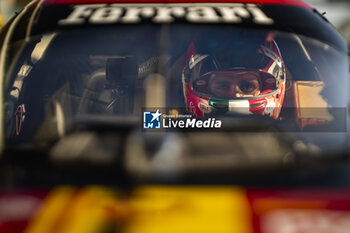 2024-02-27 - GIOVINAZZI Antonio (ita), Ferrari AF Corse, Ferrari 499P, portrait during the Prologue of the 2024 FIA World Endurance Championship, from February 24 to 26, 2024 on the Losail International Circuit in Lusail, Qatar - FIA WEC - PROLOGUE 2024 - QATAR - ENDURANCE - MOTORS