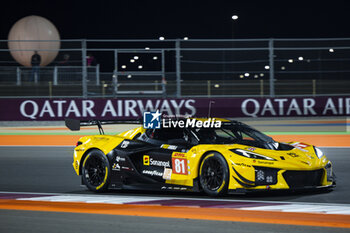 2024-02-29 - 81 EASTWOOD Charlie (irl), ANDRADE Rui (ang), VAN ROMPUY Tom (bel), TF Sport, Corvette Z06 GT3.R #81, LM GT3, action during the Qatar Airways Qatar 1812 KM, 1st round of the 2024 FIA World Endurance Championship, from February 29 to March 02, 2024 on the Losail International Circuit in Lusail, Qatar - FIA WEC - QATAR AIRWAYS QATAR 1812 KM - ENDURANCE - MOTORS