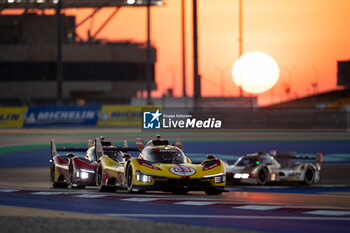 2024-02-29 - 83 KUBICA Robert (pol), SHWARTZMAN Robert (isr), YE Yifei (chn), AF Corse, Ferrari 499P #83, action during the Qatar Airways Qatar 1812 KM, 1st round of the 2024 FIA World Endurance Championship, from February 29 to March 02, 2024 on the Losail International Circuit in Lusail, Qatar - FIA WEC - QATAR AIRWAYS QATAR 1812 KM - ENDURANCE - MOTORS