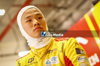 2024-02-29 - YE Yifei (chn), AF Corse, Ferrari 499P, portrait during the Qatar Airways Qatar 1812 KM, 1st round of the 2024 FIA World Endurance Championship, from February 29 to March 02, 2024 on the Losail International Circuit in Lusail, Qatar - FIA WEC - QATAR AIRWAYS QATAR 1812 KM - ENDURANCE - MOTORS