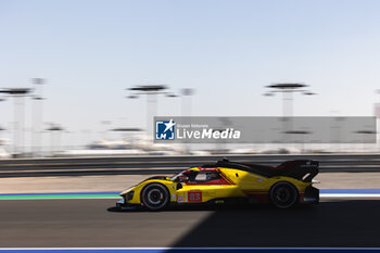 2024-02-29 - 83 KUBICA Robert (pol), SHWARTZMAN Robert (isr), YE Yifei (chn), AF Corse, Ferrari 499P #83, Hypercar, action during the Qatar Airways Qatar 1812 KM, 1st round of the 2024 FIA World Endurance Championship, from February 29 to March 02, 2024 on the Losail International Circuit in Lusail, Qatar - FIA WEC - QATAR AIRWAYS QATAR 1812 KM - ENDURANCE - MOTORS
