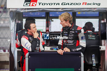 2024-02-29 - DE VRIES Nyck (nld), Toyota Gazoo Racing, Toyota GR010 - Hybrid, portrait, HARTLEY Brendon (nzl), Toyota Gazoo Racing, Toyota GR010 - Hybrid, portrait during the Qatar Airways Qatar 1812 KM, 1st round of the 2024 FIA World Endurance Championship, from February 29 to March 02, 2024 on the Losail International Circuit in Lusail, Qatar - FIA WEC - QATAR AIRWAYS QATAR 1812 KM - ENDURANCE - MOTORS
