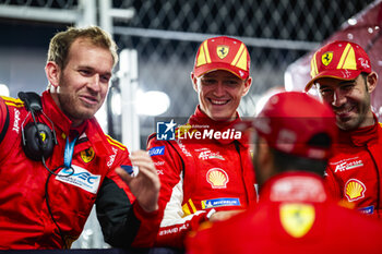 2024-02-29 - NIELSEN Nicklas (dnk), Ferrari AF Corse, Ferrari 499P, MOLINA Miguel (spa), Ferrari AF Corse, Ferrari 499P, portrait during the Qatar Airways Qatar 1812 KM, 1st round of the 2024 FIA World Endurance Championship, from February 29 to March 02, 2024 on the Losail International Circuit in Lusail, Qatar - FIA WEC - QATAR AIRWAYS QATAR 1812 KM - ENDURANCE - MOTORS