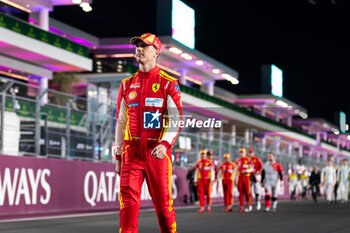 2024-02-29 - CALADO James (gbr), Ferrari AF Corse, Ferrari 499P, portrait, family picture during the Qatar Airways Qatar 1812 KM, 1st round of the 2024 FIA World Endurance Championship, from February 29 to March 02, 2024 on the Losail International Circuit in Lusail, Qatar - FIA WEC - QATAR AIRWAYS QATAR 1812 KM - ENDURANCE - MOTORS