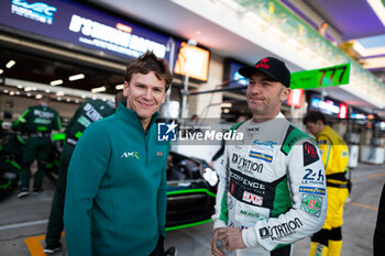 2024-02-29 - MATEU Clément (fra), D'Station Racing, Aston Martin Vantage GT3, portrait, HASSE-CLOT Valentin, portrait during the Qatar Airways Qatar 1812 KM, 1st round of the 2024 FIA World Endurance Championship, from February 29 to March 02, 2024 on the Losail International Circuit in Lusail, Qatar - FIA WEC - QATAR AIRWAYS QATAR 1812 KM - ENDURANCE - MOTORS