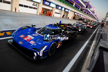2024-02-29 - 02 BAMBER Earl (nzl), LYNN Alex (gbr), BOURDAIS Sébastien (fra), Cadillac Racing #02, Hypercar, action pitlane, during the Qatar Airways Qatar 1812 KM, 1st round of the 2024 FIA World Endurance Championship, from February 29 to March 02, 2024 on the Losail International Circuit in Lusail, Qatar - FIA WEC - QATAR AIRWAYS QATAR 1812 KM - ENDURANCE - MOTORS