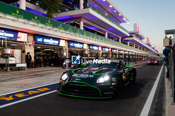 2024-02-29 - 777 SORENSEN Marco (dnk), MATEU Clément (fra), BASTARD Erwan (fra), D'Station Racing, Aston Martin Vantage GT3 #777, LM GT3, action in pitlane, during the Qatar Airways Qatar 1812 KM, 1st round of the 2024 FIA World Endurance Championship, from February 29 to March 02, 2024 on the Losail International Circuit in Lusail, Qatar - FIA WEC - QATAR AIRWAYS QATAR 1812 KM - ENDURANCE - MOTORS