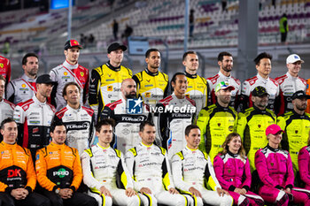 2024-02-29 - LM GT3 family picture during the Qatar Airways Qatar 1812 KM, 1st round of the 2024 FIA World Endurance Championship, from February 29 to March 02, 2024 on the Losail International Circuit in Lusail, Qatar - FIA WEC - QATAR AIRWAYS QATAR 1812 KM - ENDURANCE - MOTORS