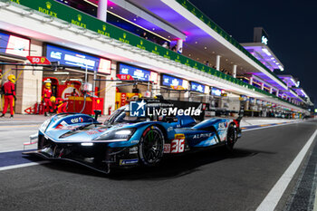 2024-02-29 - 36 VAXIVIERE Matthieu (fra), SCHUMACHER Mick (ger), LAPIERRE Nicolas (fra), Alpine Endurance Team, Alpine A424 #36, Hypercar, action in pitlane, during the Qatar Airways Qatar 1812 KM, 1st round of the 2024 FIA World Endurance Championship, from February 29 to March 02, 2024 on the Losail International Circuit in Lusail, Qatar - FIA WEC - QATAR AIRWAYS QATAR 1812 KM - ENDURANCE - MOTORS