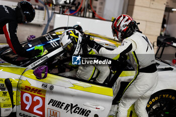 2024-02-29 - BACHLER Klaus (aut), Manthey Purerxcing, Porsche 911 GT3 R, portrait, MALYKHIN Aliaksandr (kna), Manthey Purerxcing, Porsche 911 GT3 R, portrait during the Qatar Airways Qatar 1812 KM, 1st round of the 2024 FIA World Endurance Championship, from February 29 to March 02, 2024 on the Losail International Circuit in Lusail, Qatar - FIA WEC - QATAR AIRWAYS QATAR 1812 KM - ENDURANCE - MOTORS