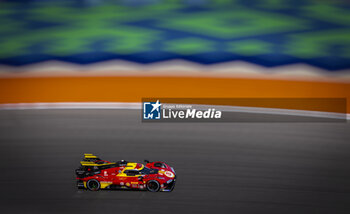 2024-03-01 - 50 FUOCO Antonio (ita), MOLINA Miguel (spa), NIELSEN Nicklas (dnk), Ferrari AF Corse, Ferrari 499P #50, action during the Qatar Airways Qatar 1812 KM, 1st round of the 2024 FIA World Endurance Championship, from February 29 to March 02, 2024 on the Losail International Circuit in Lusail, Qatar - FIA WEC - QATAR AIRWAYS QATAR 1812 KM - ENDURANCE - MOTORS