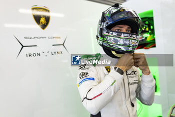 2024-03-01 - MORTARA Edoardo (swi), Lamborghini Iron Lynx, Lamborghini SC63, portrait during the Qatar Airways Qatar 1812 KM, 1st round of the 2024 FIA World Endurance Championship, from February 29 to March 02, 2024 on the Losail International Circuit in Lusail, Qatar - FIA WEC - QATAR AIRWAYS QATAR 1812 KM - ENDURANCE - MOTORS