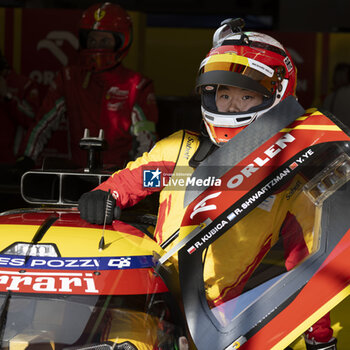 2024-03-01 - YE Yifei (chn), AF Corse, Ferrari 499P, portrait during the Qatar Airways Qatar 1812 KM, 1st round of the 2024 FIA World Endurance Championship, from February 29 to March 02, 2024 on the Losail International Circuit in Lusail, Qatar - FIA WEC - QATAR AIRWAYS QATAR 1812 KM - ENDURANCE - MOTORS