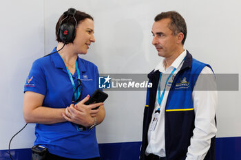 2024-03-01 - WONTROP Klauser Laura, Director of Cadillac Race program, portrait, BONARDEL Matthieu, Head of Motorsport Business Line at Michelin, portrait, during the Qatar Airways Qatar 1812 KM, 1st round of the 2024 FIA World Endurance Championship, from February 29 to March 02, 2024 on the Losail International Circuit in Lusail, Qatar - FIA WEC - QATAR AIRWAYS QATAR 1812 KM - ENDURANCE - MOTORS