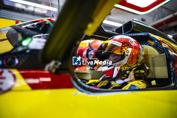 2024-03-01 - YE Yifei (chn), AF Corse, Ferrari 499P, portrait during the Qatar Airways Qatar 1812 KM, 1st round of the 2024 FIA World Endurance Championship, from February 29 to March 02, 2024 on the Losail International Circuit in Lusail, Qatar - FIA WEC - QATAR AIRWAYS QATAR 1812 KM - ENDURANCE - MOTORS