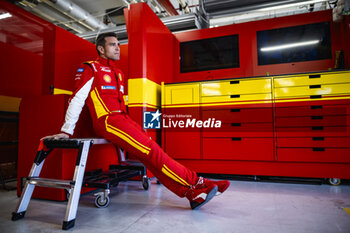 2024-03-01 - PIER GUIDI Alessandro (ita), Ferrari AF Corse, Ferrari 499P, portrait during the Qatar Airways Qatar 1812 KM, 1st round of the 2024 FIA World Endurance Championship, from February 29 to March 02, 2024 on the Losail International Circuit in Lusail, Qatar - FIA WEC - QATAR AIRWAYS QATAR 1812 KM - ENDURANCE - MOTORS