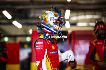 2024-03-01 - PIER GUIDI Alessandro (ita), Ferrari AF Corse, Ferrari 499P, portrait during the Qatar Airways Qatar 1812 KM, 1st round of the 2024 FIA World Endurance Championship, from February 29 to March 02, 2024 on the Losail International Circuit in Lusail, Qatar - FIA WEC - QATAR AIRWAYS QATAR 1812 KM - ENDURANCE - MOTORS