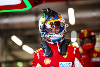 2024-03-01 - PIER GUIDI Alessandro (ita), Ferrari AF Corse, Ferrari 499P, portrait during the Qatar Airways Qatar 1812 KM, 1st round of the 2024 FIA World Endurance Championship, from February 29 to March 02, 2024 on the Losail International Circuit in Lusail, Qatar - FIA WEC - QATAR AIRWAYS QATAR 1812 KM - ENDURANCE - MOTORS