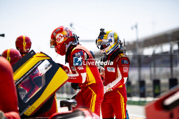 2024-03-01 - PIER GUIDI Alessandro (ita), Ferrari AF Corse, Ferrari 499P, portrait, pitstop, arrêt aux stands during the Qatar Airways Qatar 1812 KM, 1st round of the 2024 FIA World Endurance Championship, from February 29 to March 02, 2024 on the Losail International Circuit in Lusail, Qatar - FIA WEC - QATAR AIRWAYS QATAR 1812 KM - ENDURANCE - MOTORS