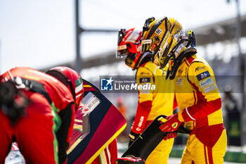 2024-03-01 - SHWARTZMAN Robert (isr), AF Corse, Ferrari 499P, portrait, pitstop, arrêt aux stands during the Qatar Airways Qatar 1812 KM, 1st round of the 2024 FIA World Endurance Championship, from February 29 to March 02, 2024 on the Losail International Circuit in Lusail, Qatar - FIA WEC - QATAR AIRWAYS QATAR 1812 KM - ENDURANCE - MOTORS