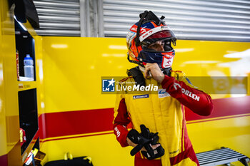 2024-03-01 - KUBICA Robert (pol), AF Corse, Ferrari 499P, portrait during the Qatar Airways Qatar 1812 KM, 1st round of the 2024 FIA World Endurance Championship, from February 29 to March 02, 2024 on the Losail International Circuit in Lusail, Qatar - FIA WEC - QATAR AIRWAYS QATAR 1812 KM - ENDURANCE - MOTORS